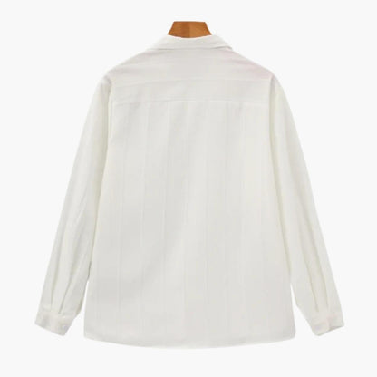 Ribbed Collar Shirt