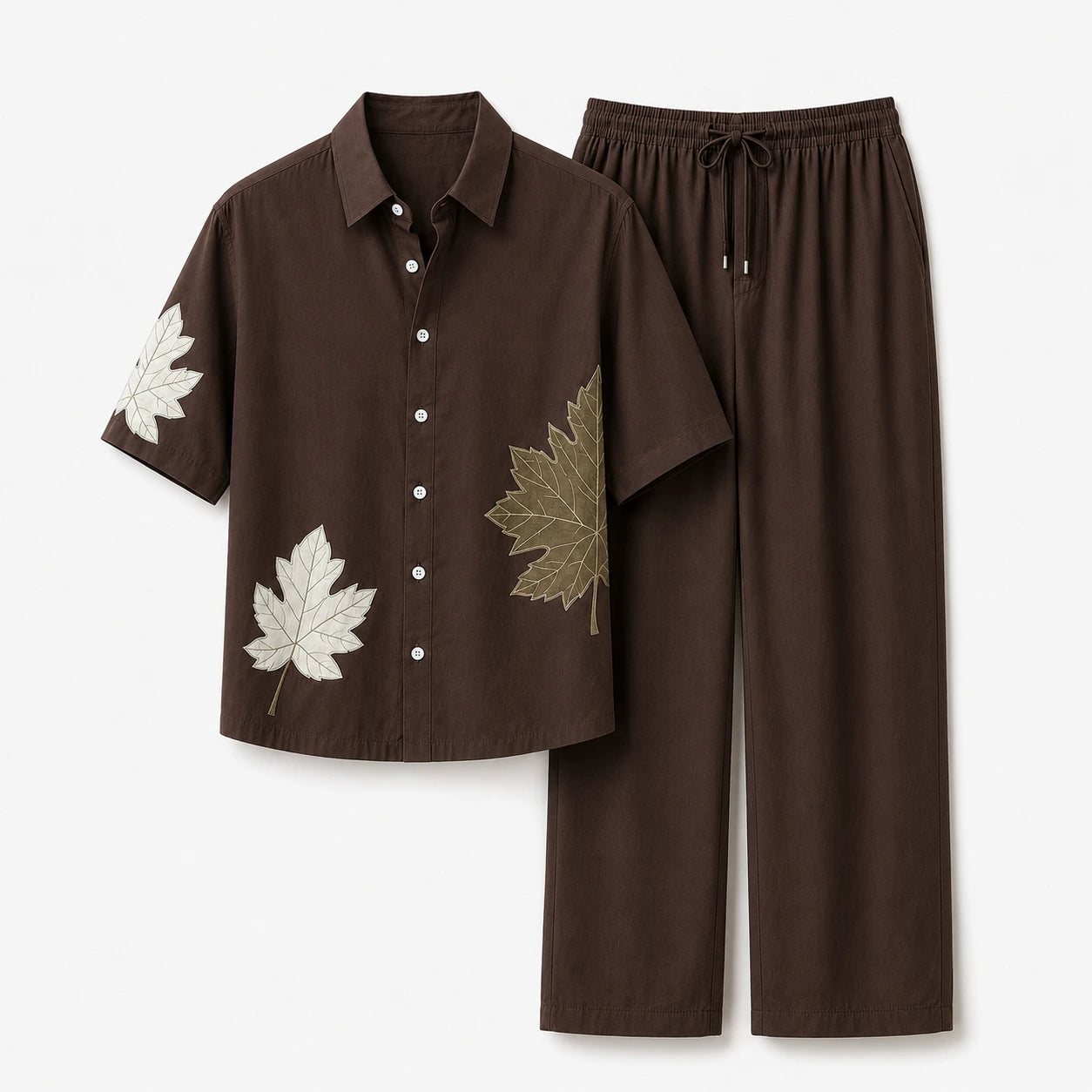 Summer Set with Leaf Prints