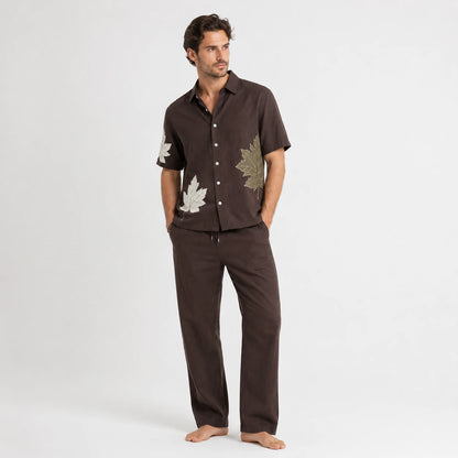 Summer Set with Leaf Prints