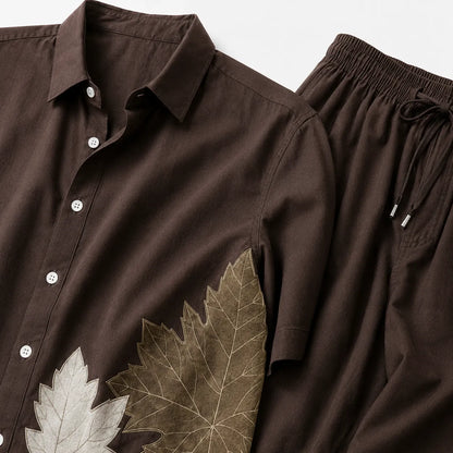 Summer Set with Leaf Prints
