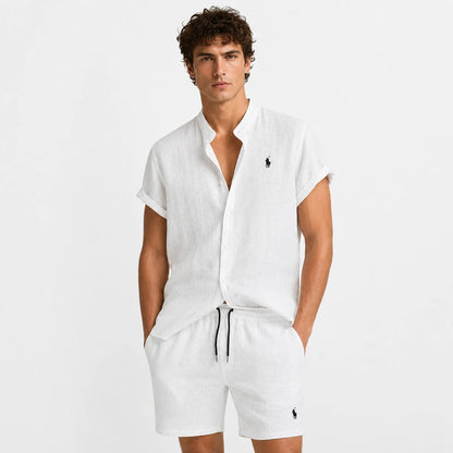 Men's Linen Set [Buy shirt, Get shorts free]