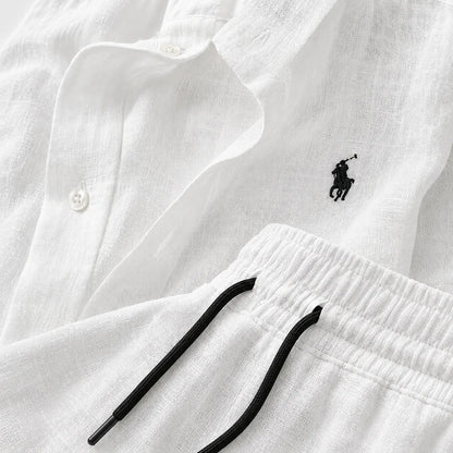Men's Linen Set [Buy shirt, Get shorts free]